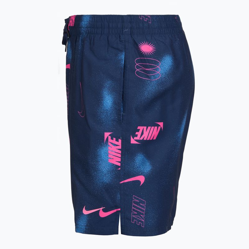 Шорти для плавання чоловічі Nike Multi Print 7" Volley midnight navy 3