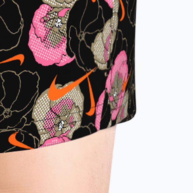 Шорти для плавання чоловічі Nike Multi Poppy Print 5" Volley black 6