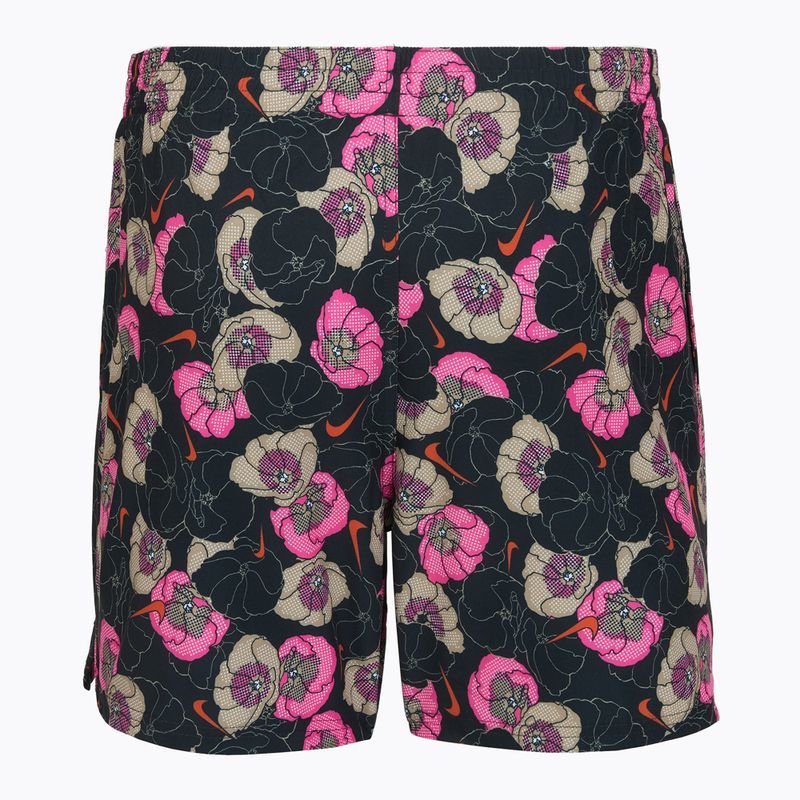 Шорти для плавання чоловічі Nike Multi Poppy Print 5" Volley black 2