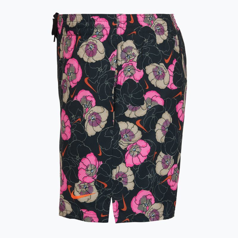 Шорти для плавання чоловічі Nike Multi Poppy Print 5" Volley black 3