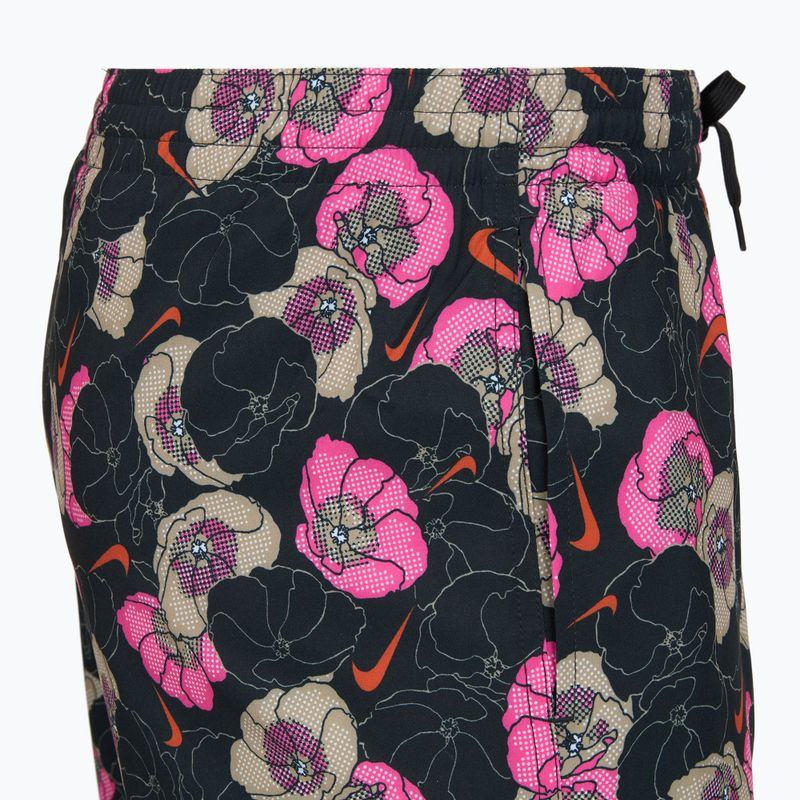 Шорти для плавання чоловічі Nike Multi Poppy Print 5" Volley black 4