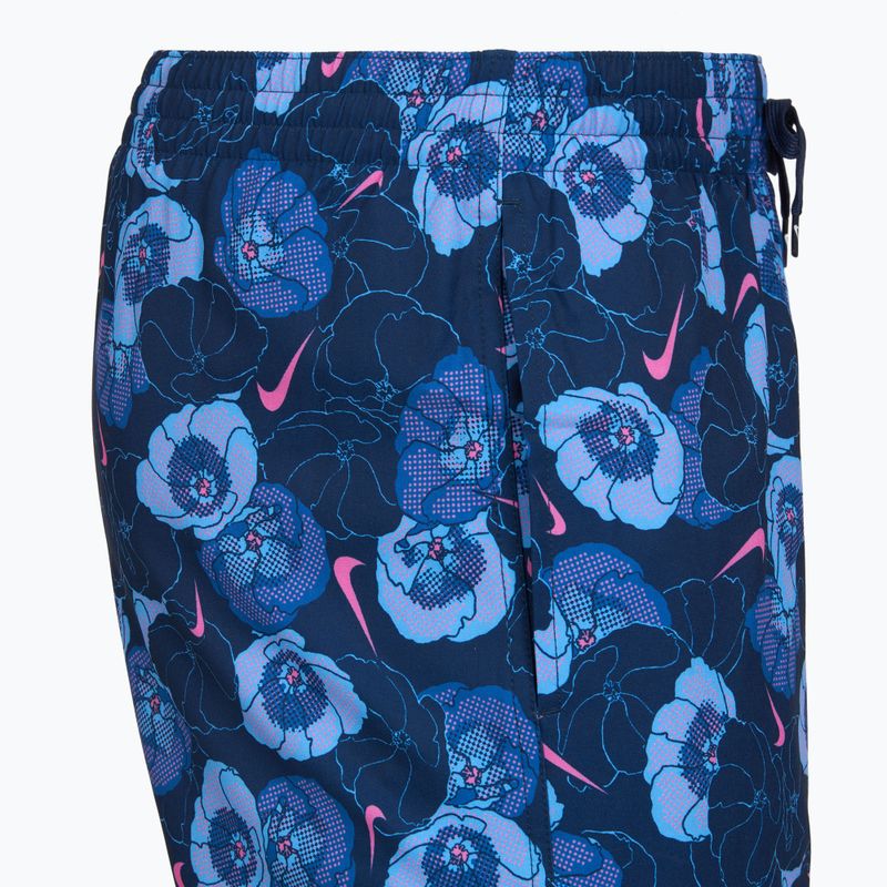Шорти для плавання чоловічі Nike Multi Poppy Print 5" Volley midnight navy 3