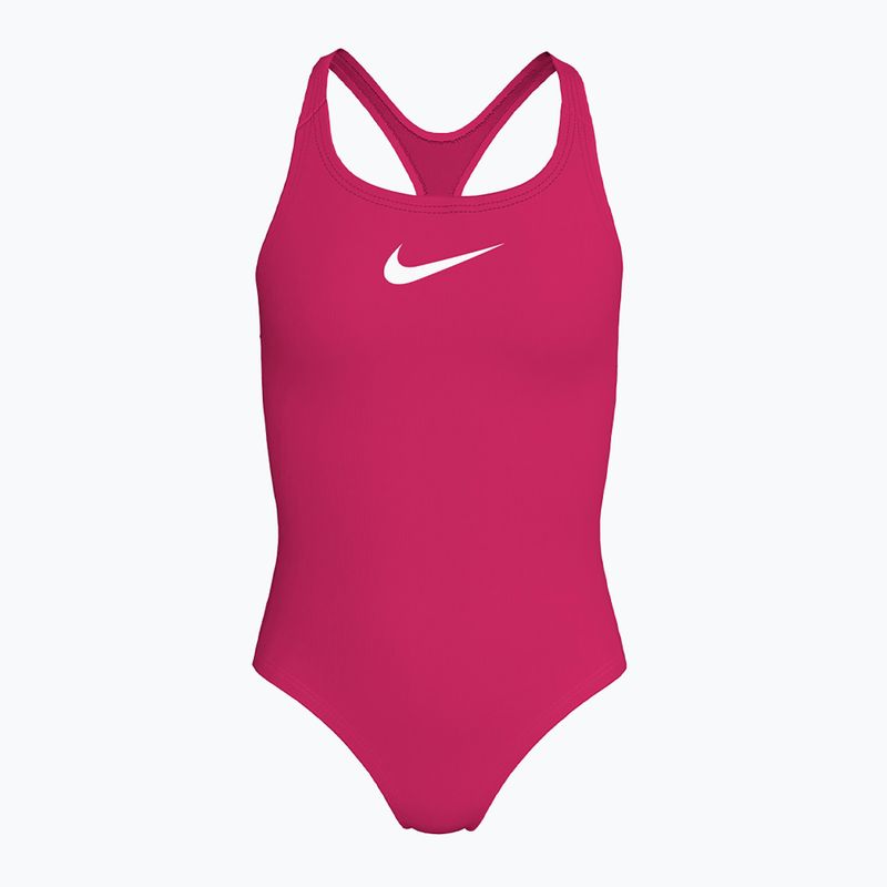 Купальник суцільний дитячий Nike Essential Racerback rush pink