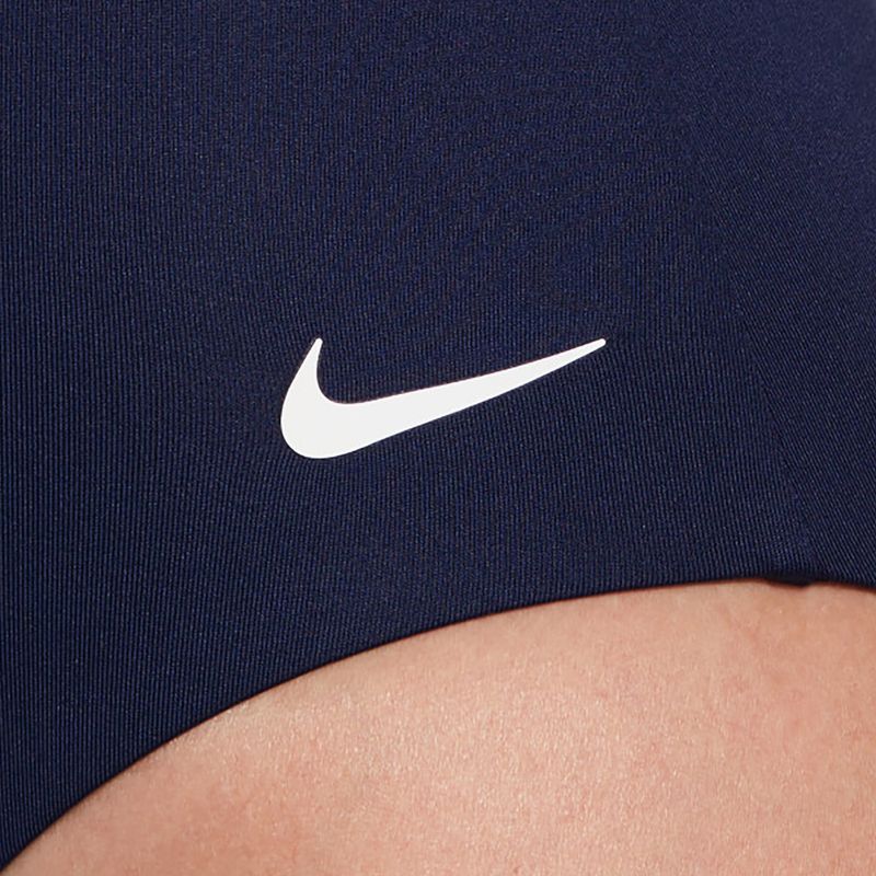 Купальник суцільний жіночий Nike Essential V-Neck midnight navy 5