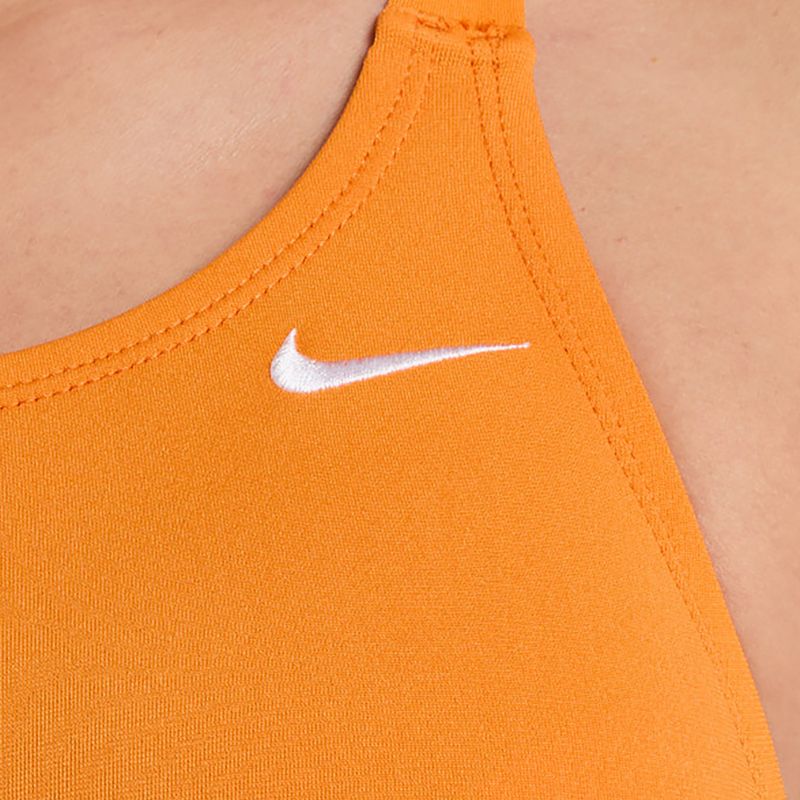 Жіночий цільний купальник Nike Hydrastrong Solid Fastback bright ceramic 4