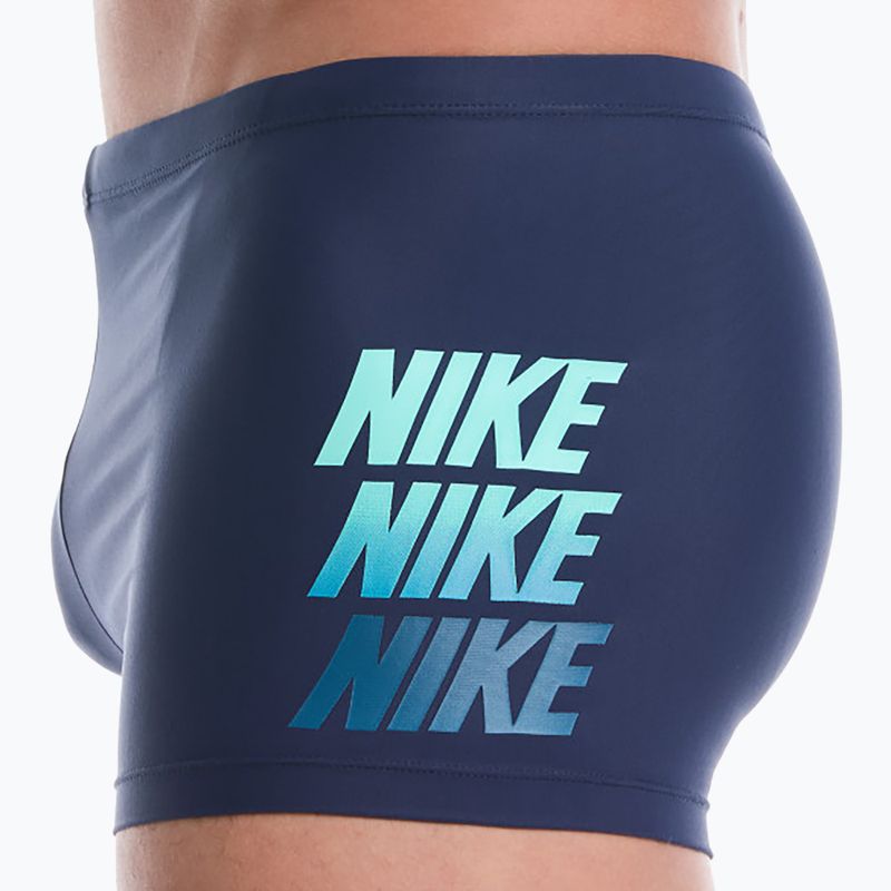 Плавки чоловічі Nike Logo Graphic Square Leg midnight navy 4