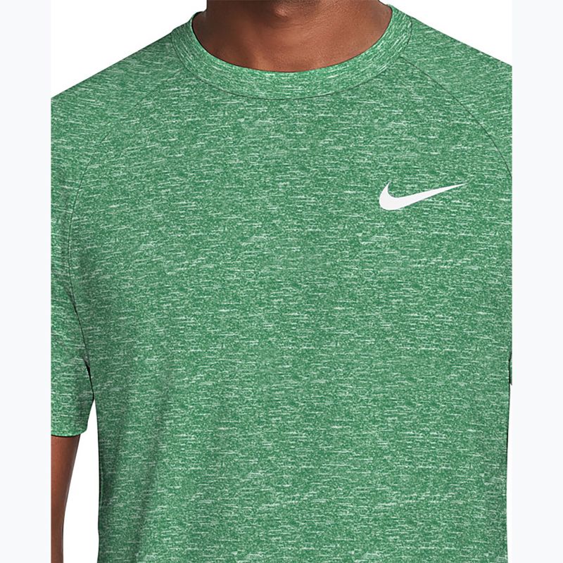 Футболка для плавання чоловіча Nike Heather Hydroguard malachite 4