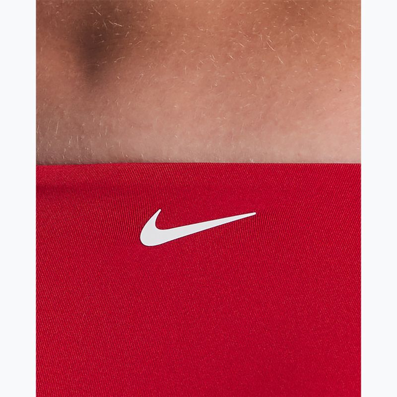 Купальник роздільний жіночий Nike Essential Bralette Bikini gym red 6