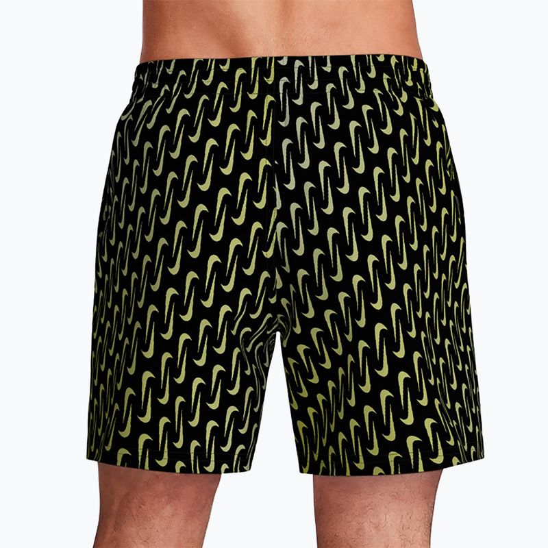 Шорти для плавання чоловічі Nike Breaker Swoosh 5" Volley black 4