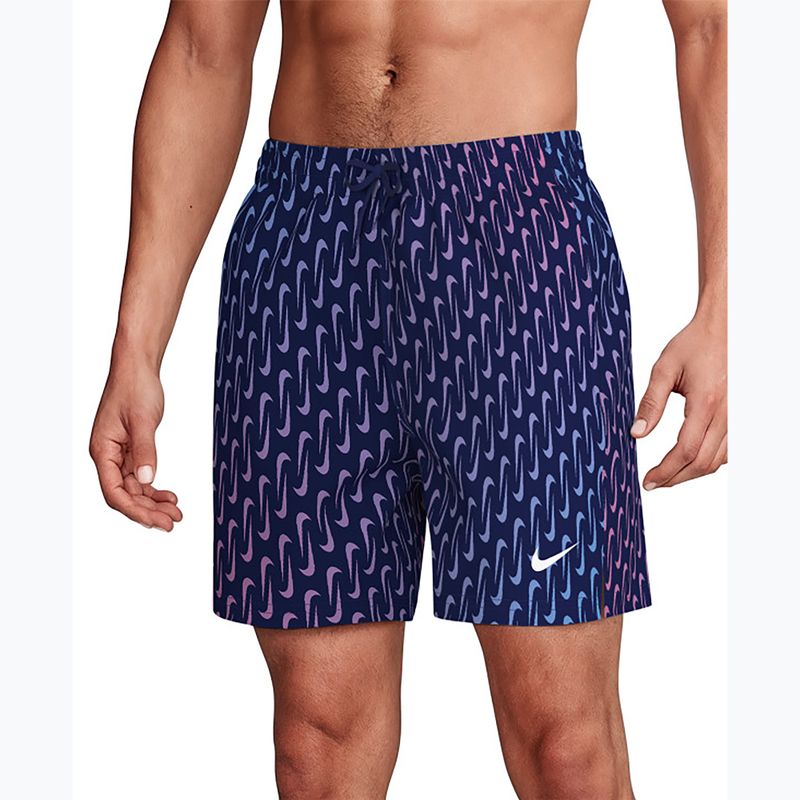 Шорти для плавання чоловічі Nike Breaker Swoosh 5" Volley midnight navy 3