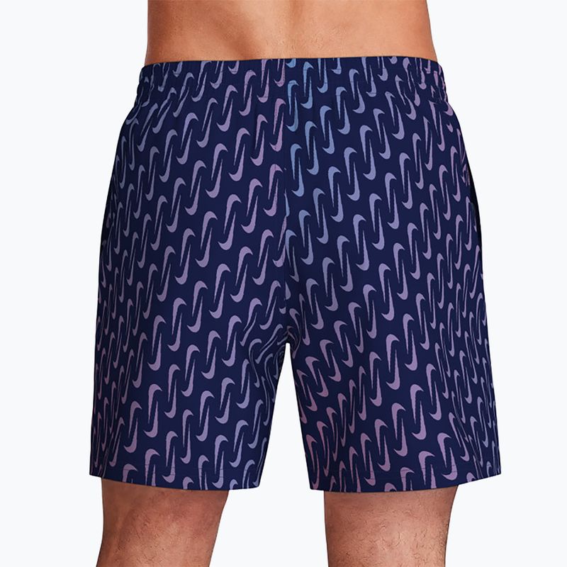 Шорти для плавання чоловічі Nike Breaker Swoosh 5" Volley midnight navy 4