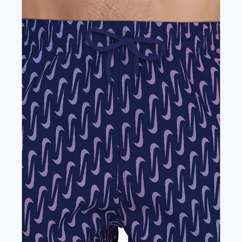 Шорти для плавання чоловічі Nike Breaker Swoosh 5" Volley midnight navy 6