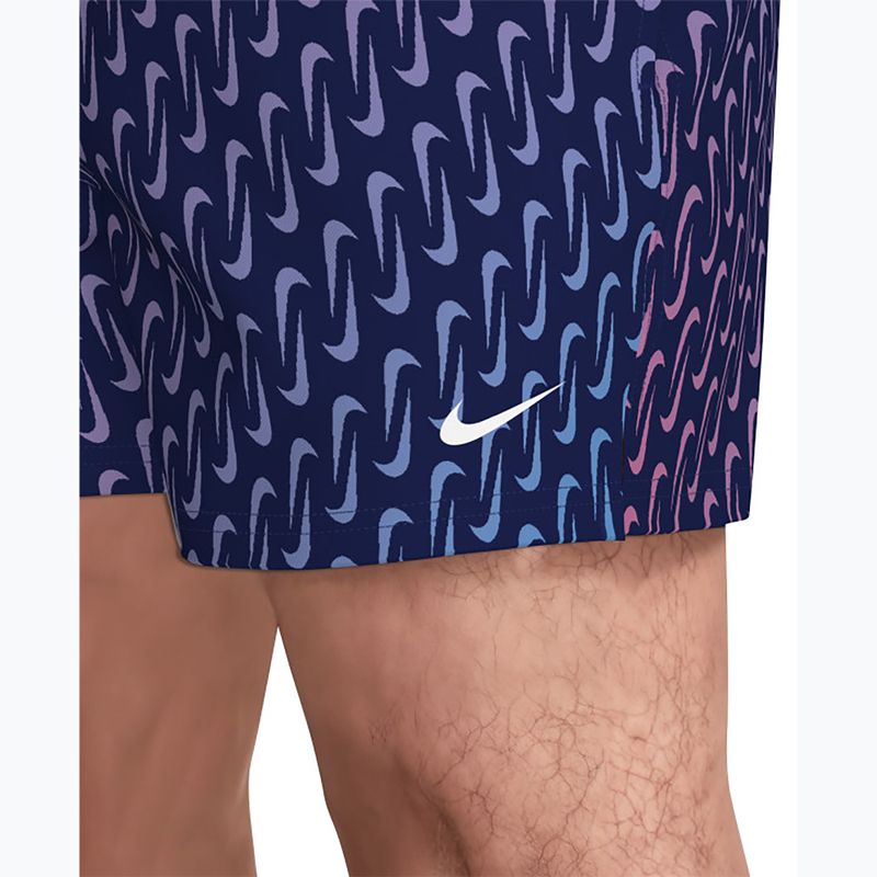 Шорти для плавання чоловічі Nike Breaker Swoosh 5" Volley midnight navy 7