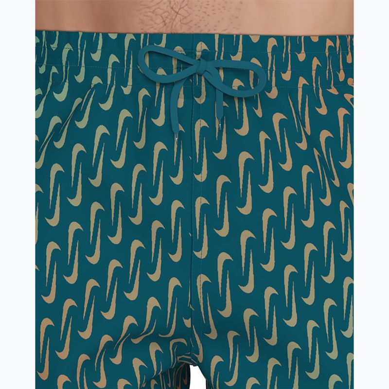 Шорти для плавання чоловічі Nike Breaker Swoosh 5" Volley green abyss 6