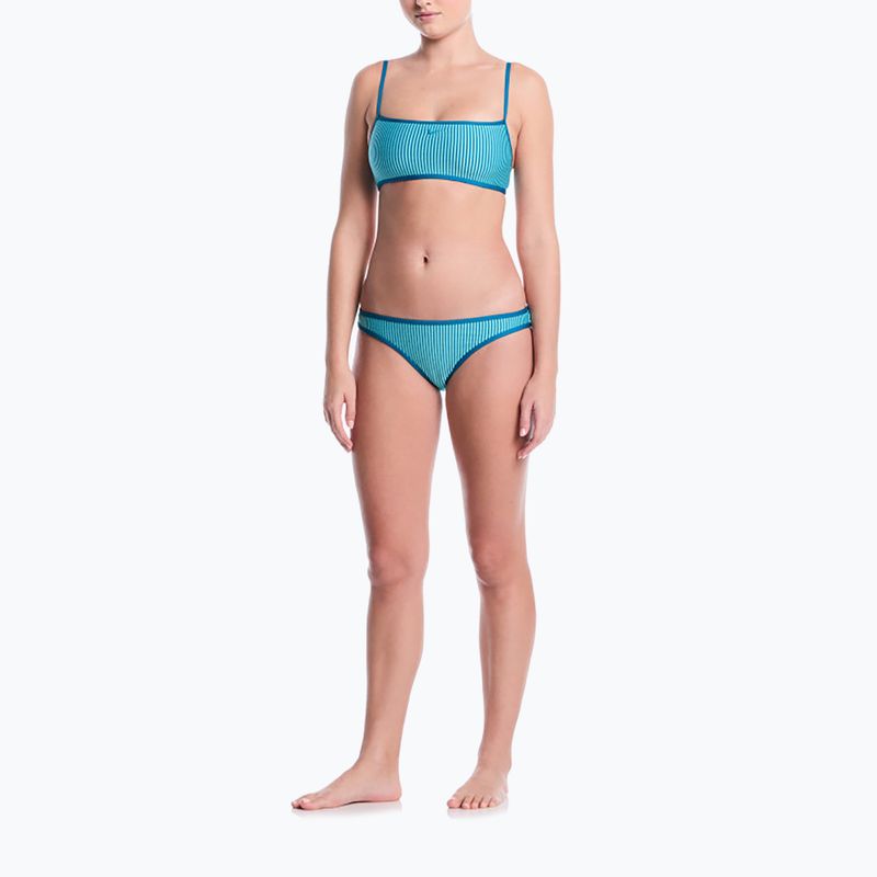 Верхня частина купальника Nike Ripple Texture Bralette Classic Bikini bleached turquoise 2