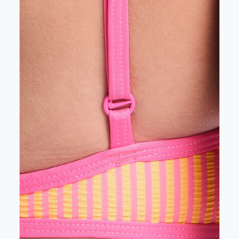 Верхня частина купальника Nike Ripple Texture Bralette Classic Bikini pink glow 5