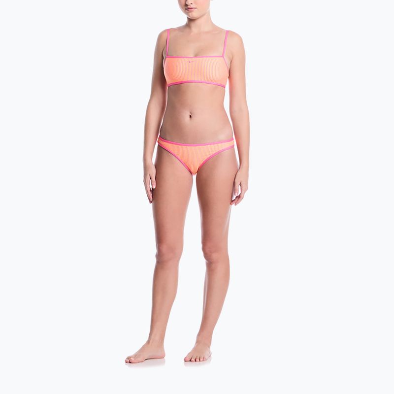 Нижня частина купальника Nike Ripple Texture Hipster Bikini pink glow 2