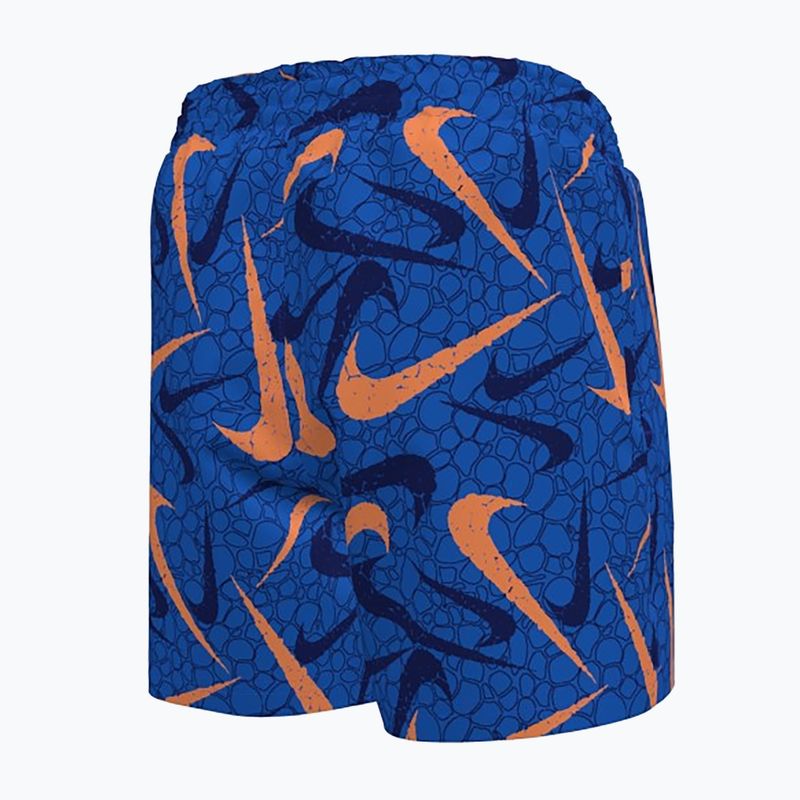 Шорти для плавання дитячі Nike Breaker Pebble 4" Volley ble crystal 2