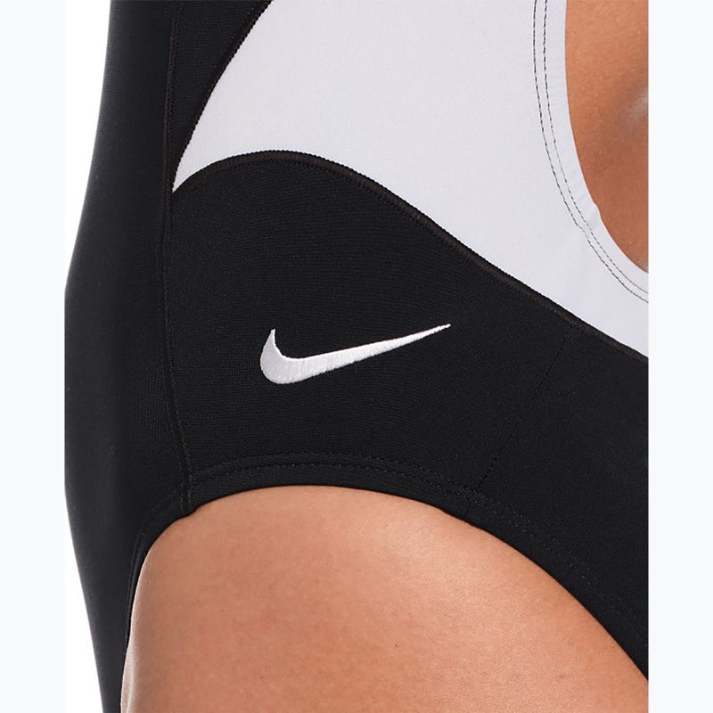 Купальник суцільний жіночий Nike Hydrastrong Fly black/white 4
