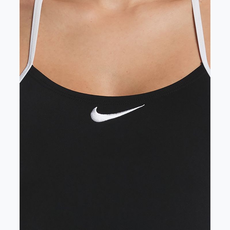Купальник суцільний жіночий Nike Hydrastrong Logo Graphic T-Back black 4