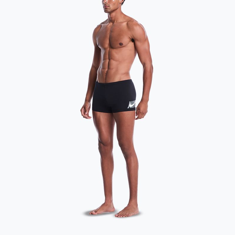Плавки чоловічі Nike Logo Graphic Square Leg black 2