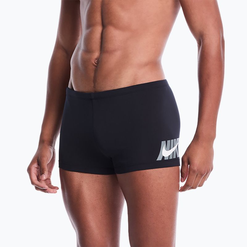 Плавки чоловічі Nike Logo Graphic Square Leg black 4