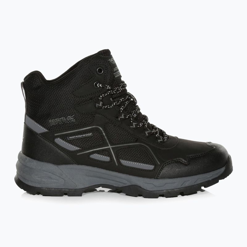 Чоловічі туристичні черевики REGATTA Vendeavour чорні/гранітні 9