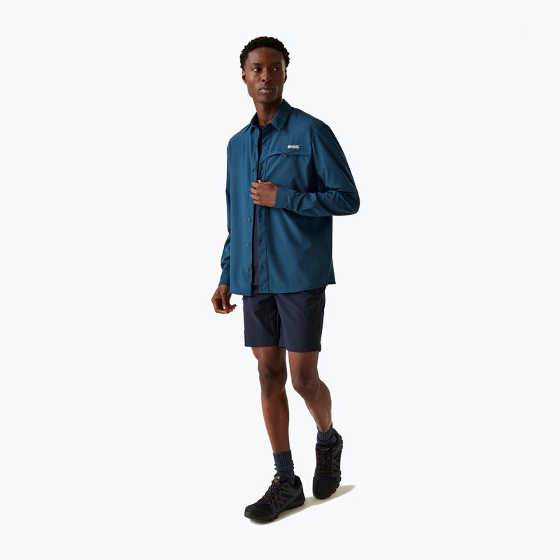 Сорочка трекінгова чоловіча REGATTA Travel Packaway moonlight denim 2