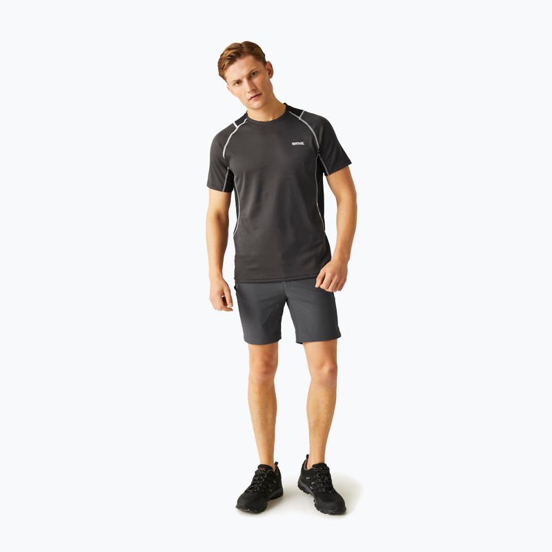 Футболка чоловіча REGATTA Virda IV ash/black 2