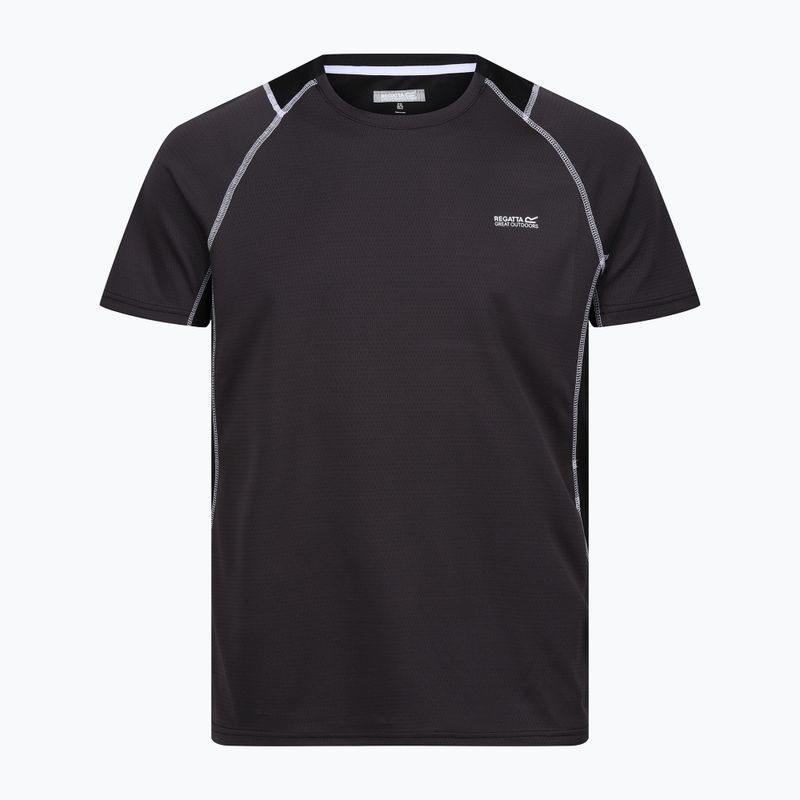 Футболка чоловіча REGATTA Virda IV ash/black 5