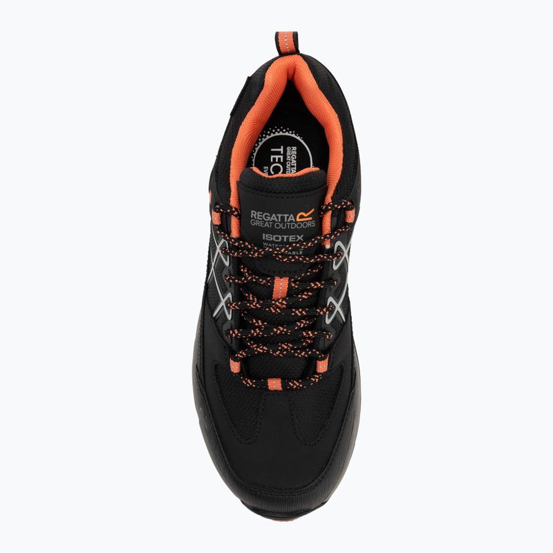 Черевики трекінгові жіночі REGATTA Samaris III Low black/satsuma 5