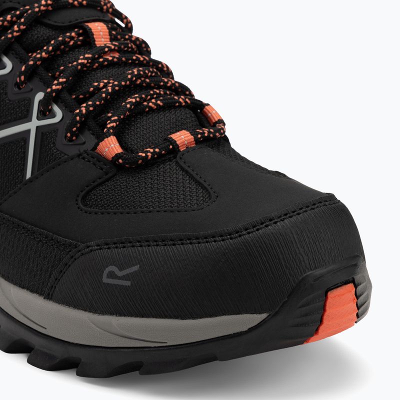 Черевики трекінгові жіночі REGATTA Samaris III Low black/satsuma 7