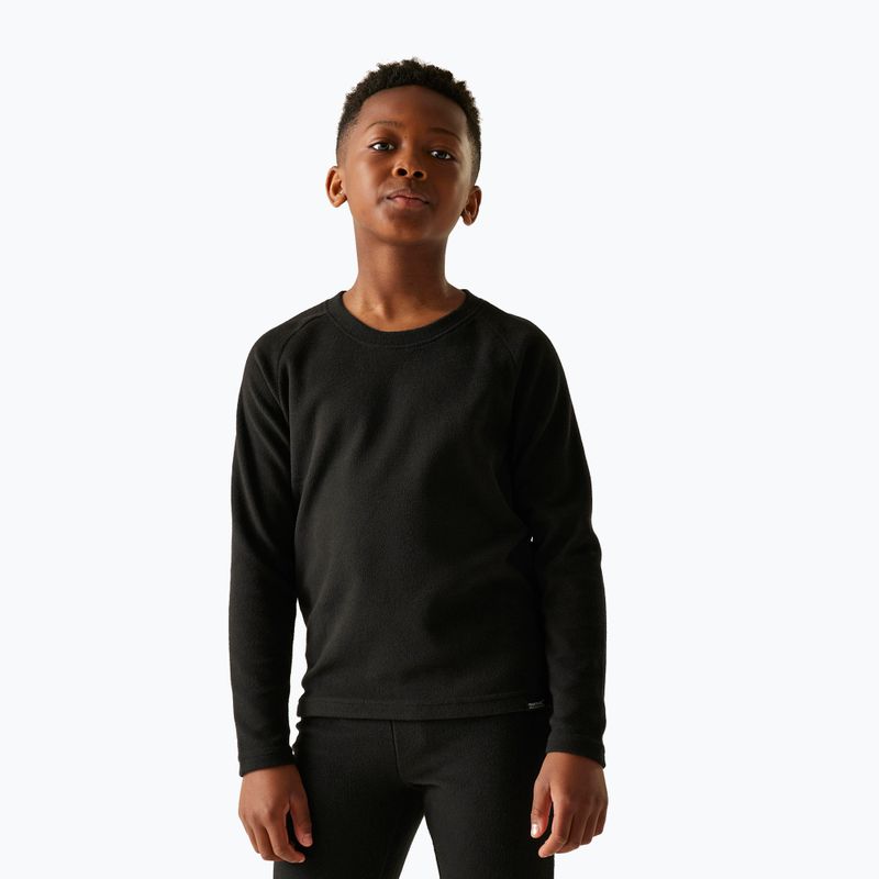Дитяча термоактивна кофта REGATTA Thermal Baselayer black 3