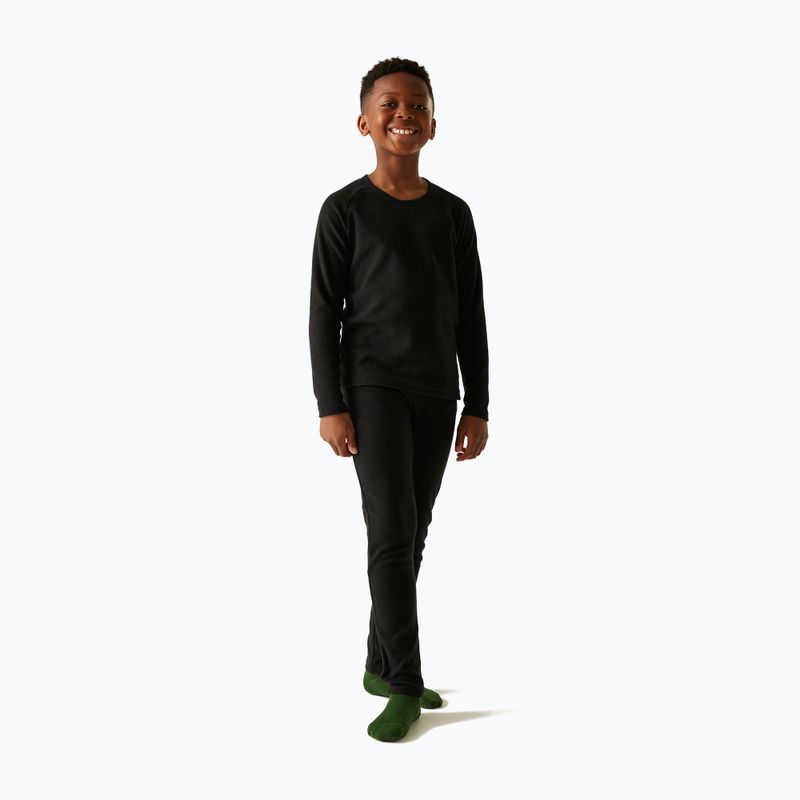 Дитяча термоактивна кофта REGATTA Thermal Baselayer black 4