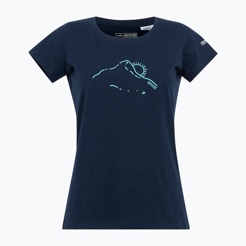 Футболка жіноча REGATTA Breezed V navy 5