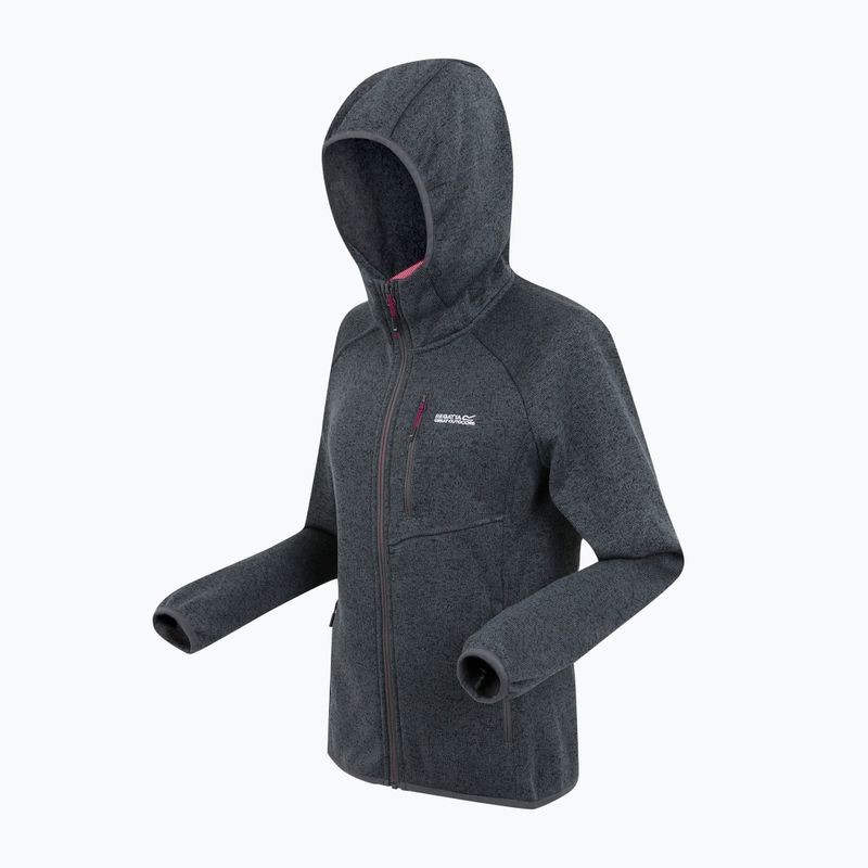 Кофта флісова жіноча REGATTA Newhill II seal grey/pop 9