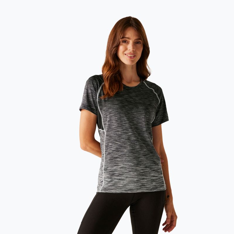 Футболка жіноча REGATTA Laxley II black ombre