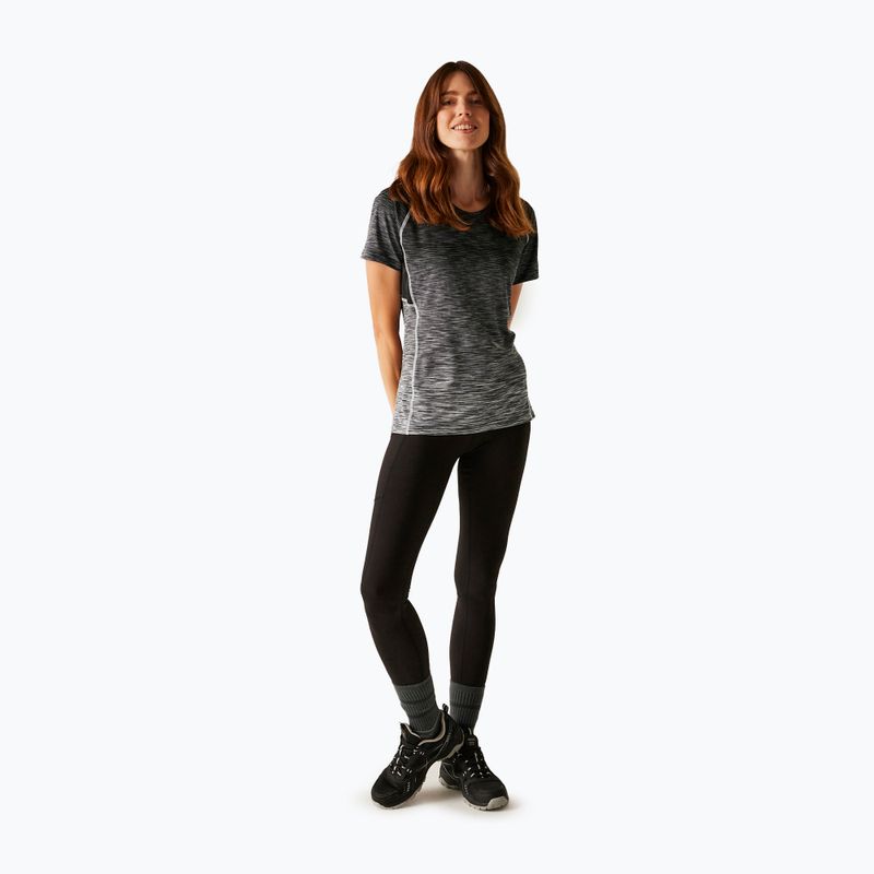 Футболка жіноча REGATTA Laxley II black ombre 2
