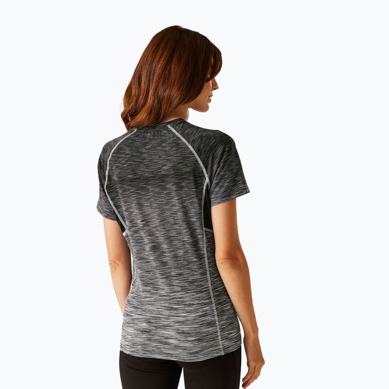 Футболка жіноча REGATTA Laxley II black ombre 3