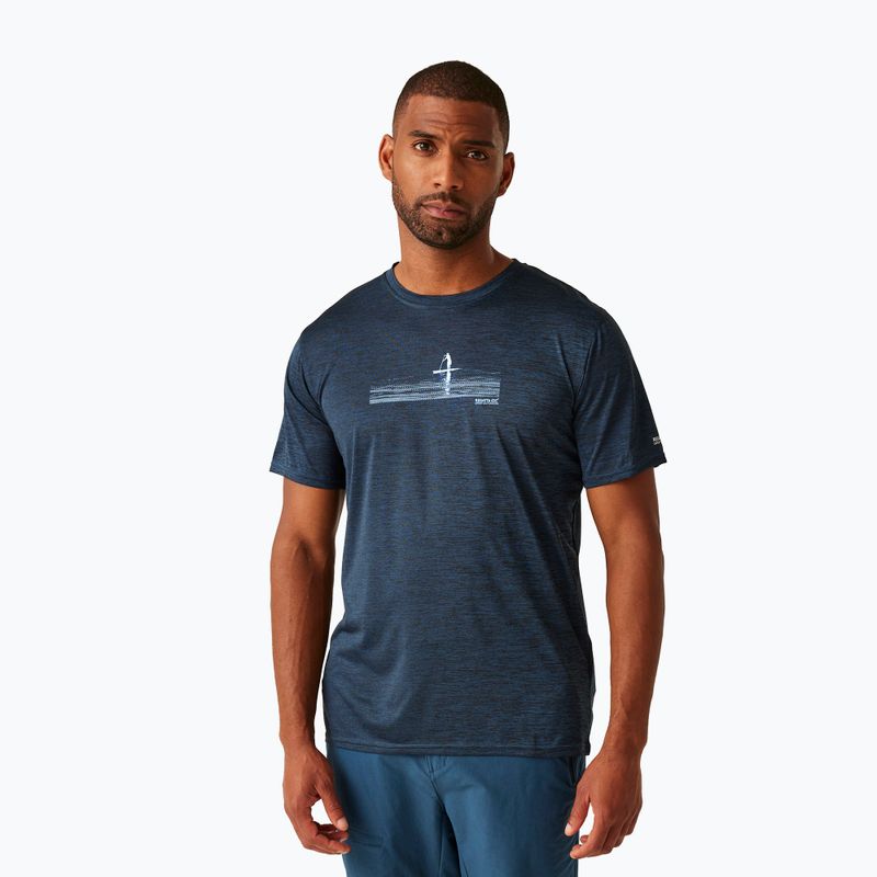 Футболка трекінгова чоловіча REGATTA Fingal IX moonlight denim marl