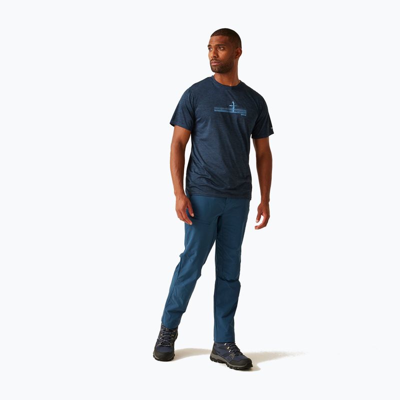 Футболка трекінгова чоловіча REGATTA Fingal IX moonlight denim marl 2