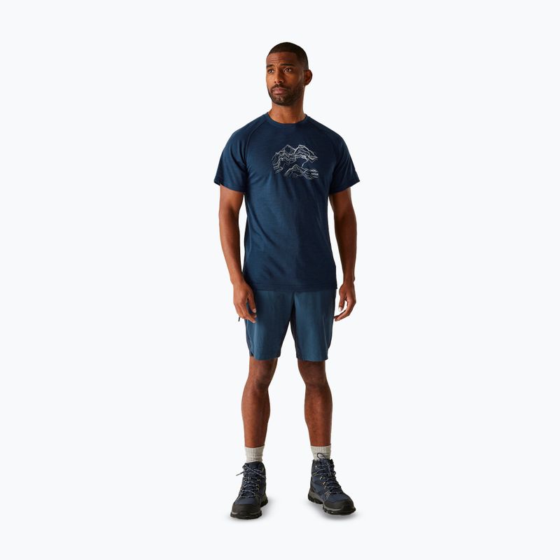 Шорти трекінгові чоловічі REGATTA Eldes moonlight denim/navy 2