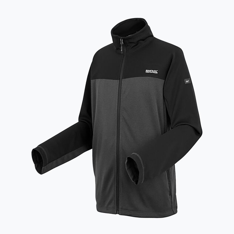 Кофта чоловіча REGATT Highton Full Zip Midlayer ash/black 9