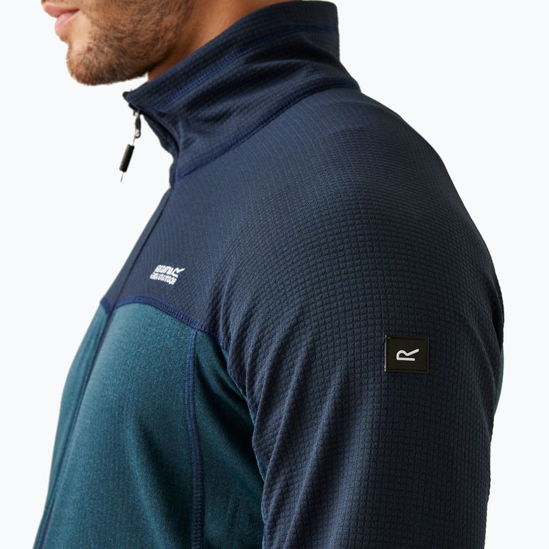 Кофта чоловіча REGATT Highton Full Zip Midlayer moonlight denim/navy 4