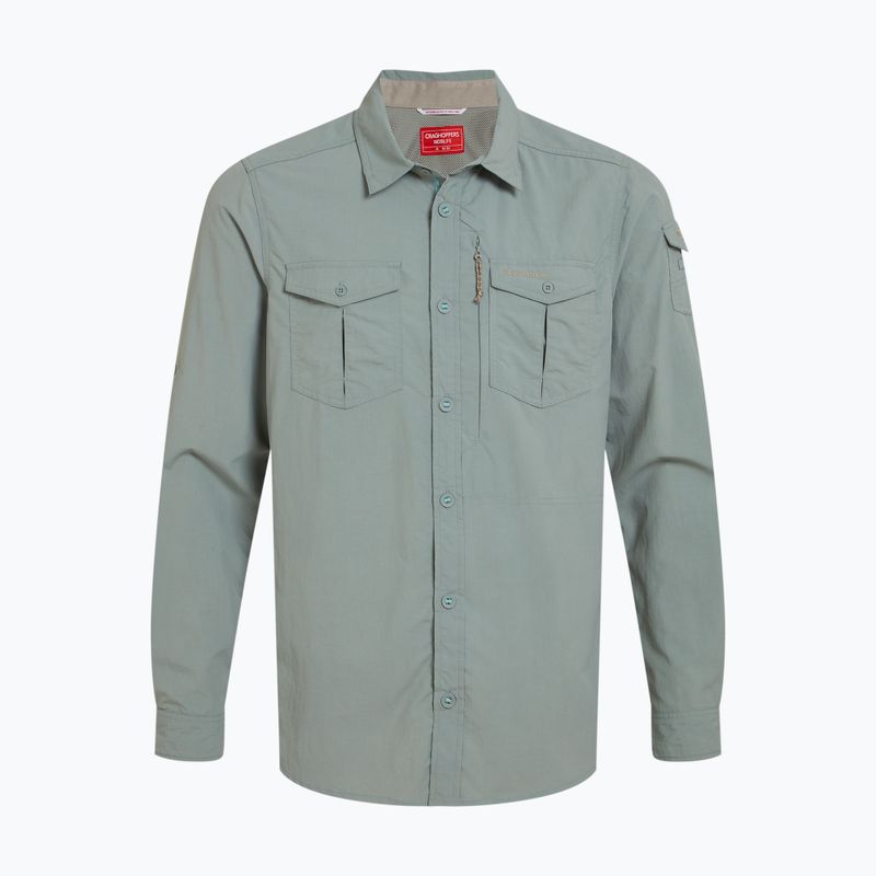 Чоловіча сорочка Craghoppers NosiLife Adventure Long Sleeved Shirt III lichen green 10