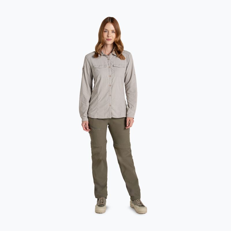 Сорочка жіноча Craghoppers NosiLife Adventure Long Sleeved Shirt III soft mushroom 2