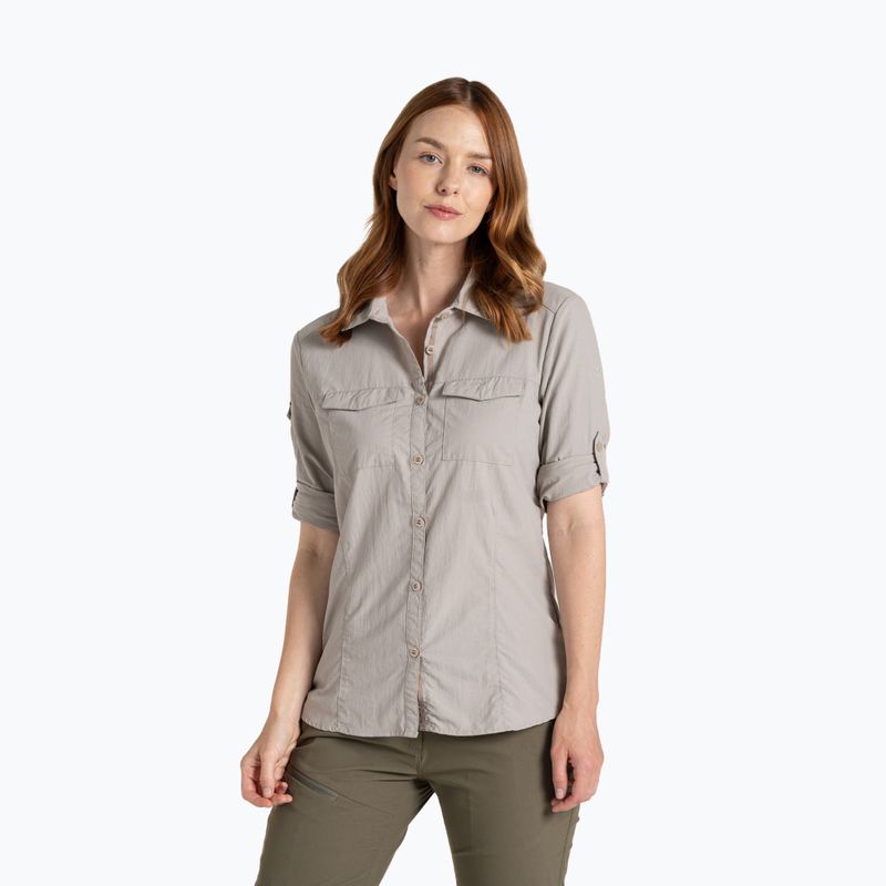 Сорочка жіноча Craghoppers NosiLife Adventure Long Sleeved Shirt III soft mushroom 3