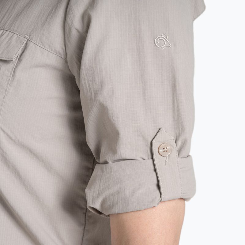 Сорочка жіноча Craghoppers NosiLife Adventure Long Sleeved Shirt III soft mushroom 8