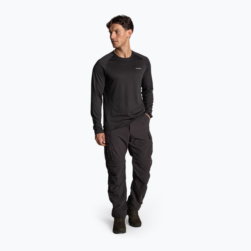 Чоловіча трекінгова лонгслівка Craghoppers NosiLife Nour Long Sleeve dark iron 2
