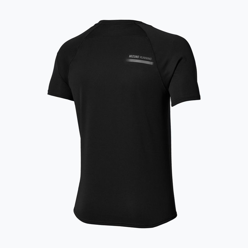 Футболка для бігу чоловіча Mizuno Active Dryaeroflow black 2